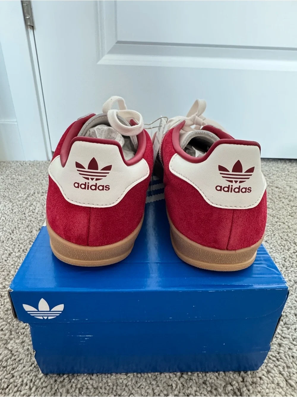 Adidas Gazelle Indoor Red/White - Picture 6 of 8